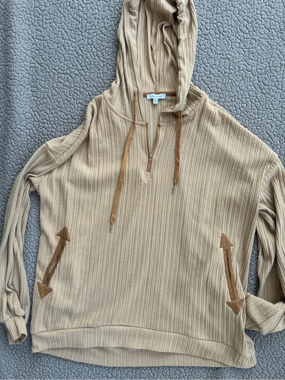 women’s zip hoodie large